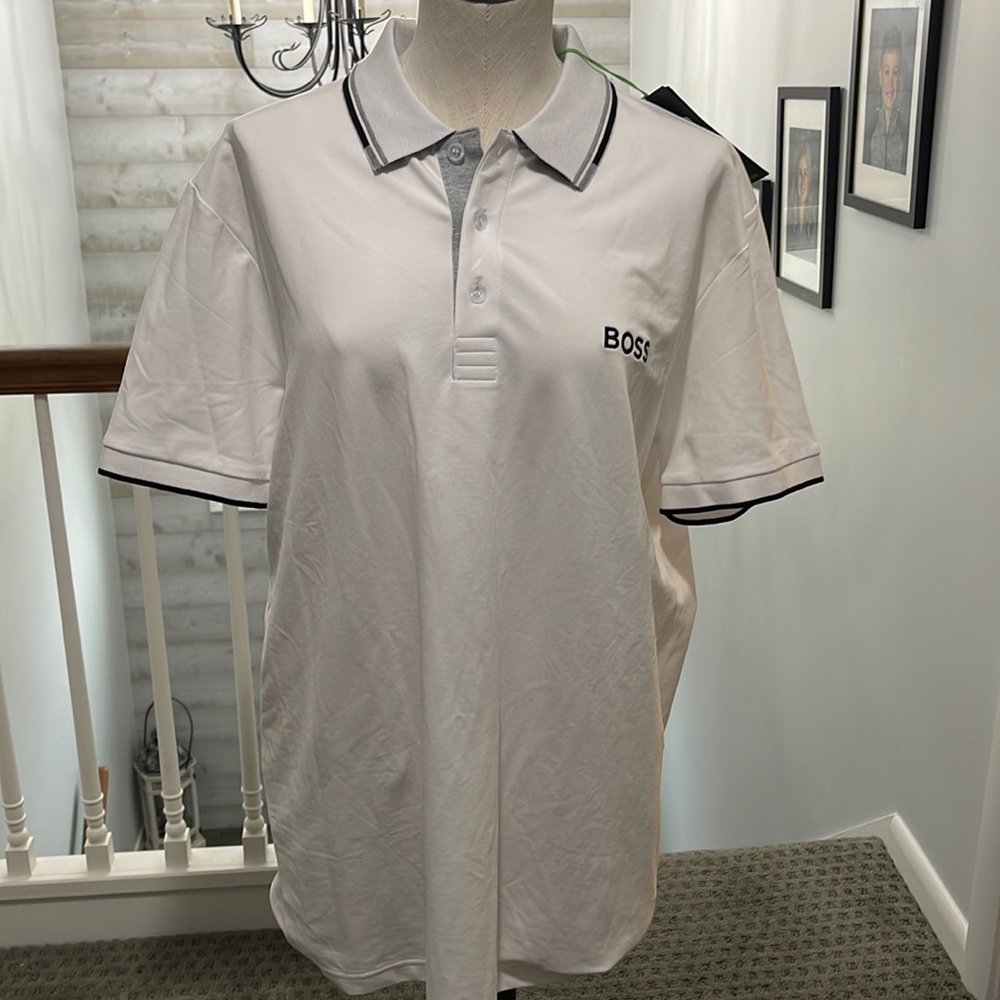 Boss athleisure polo shirt